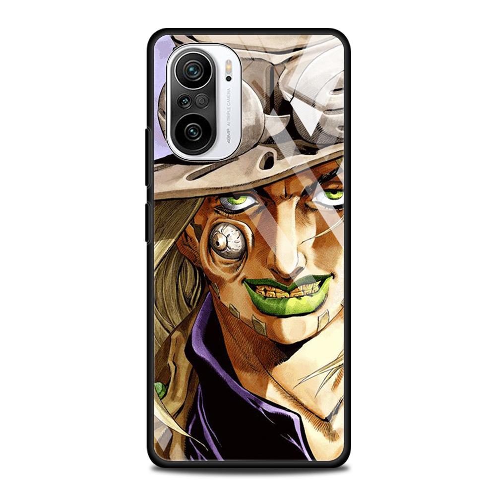 Чехол из закаленного стекла для Xiaomi Redmi Note 10 Pro Max 9 9s 7 8t 8 K40 K30 Pro Plus 9t 9c 8a 9a, чехол для телефона Jojo Bizarre Aventure