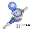 DN15 Mechanical Water Meter Stainless Steel Rotor Type Water Flow Meter for Home Commercial Industry