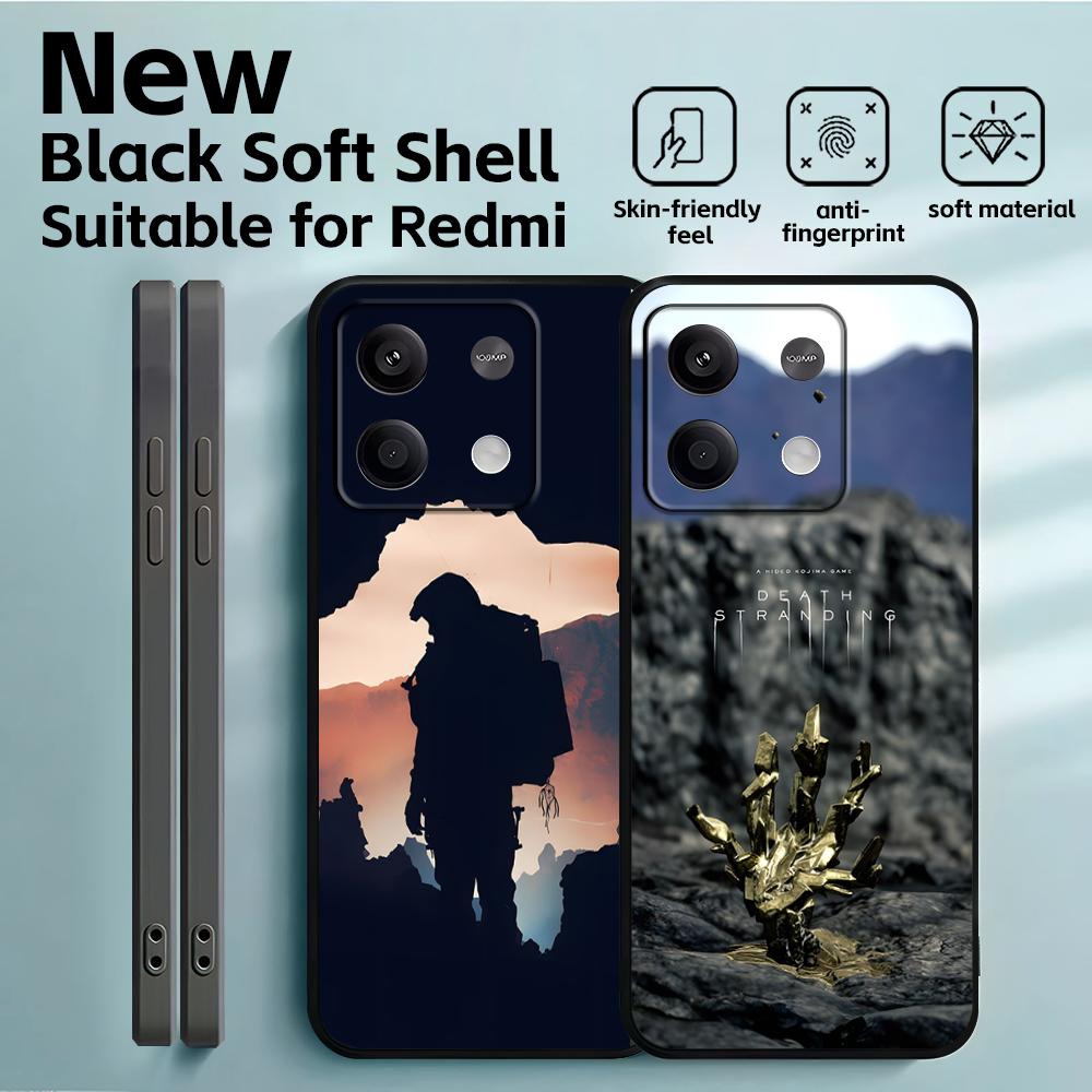 Горячая игра D-Death S-Stranding Чехол для телефона Для Redmi Note 14 13 12 11 Pro Plus S 5G 14C A3 Мягкий черный чехол для телефона