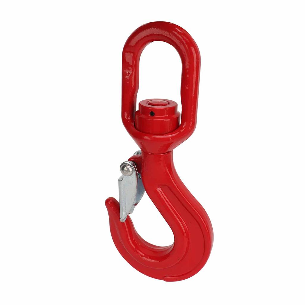 Поворотный крюк 5.3T с высокой грузоподъемностью, поворотный подъемный крюк из легированной стали для подъема крана