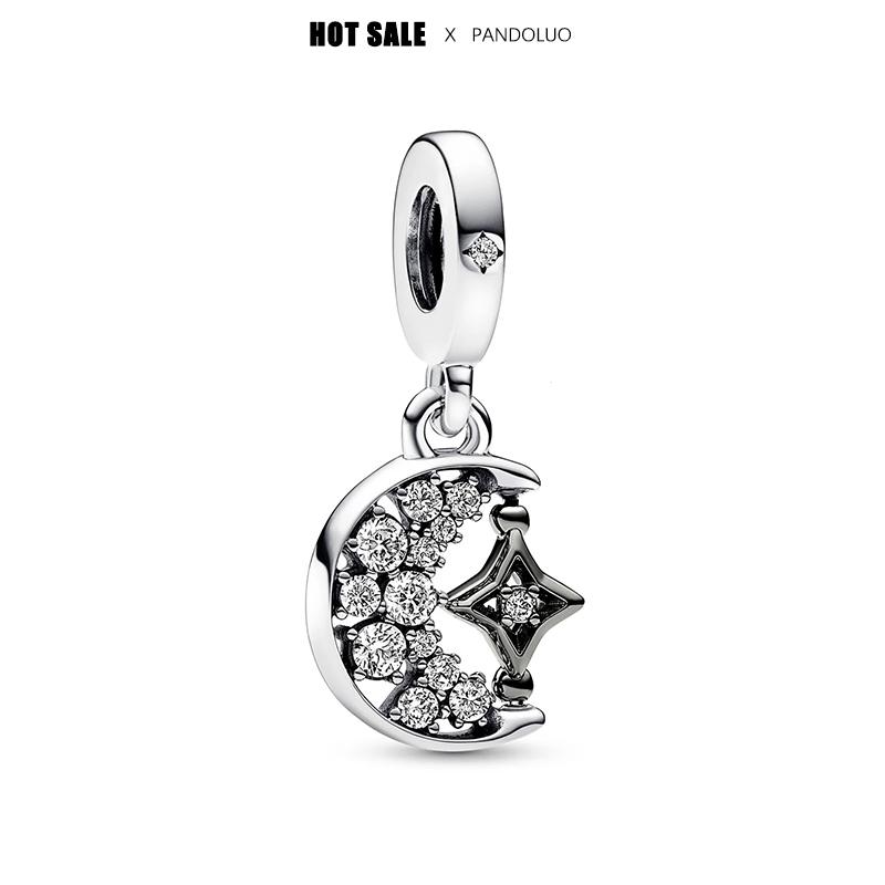Новинка Подвеска-шарм в форме Солнца, Луны и Звезд, подходит для браслетов, браслетов-манжет, ожерелий, женские роскошные DIY украшения, подарок для вечеринки, фестиваля