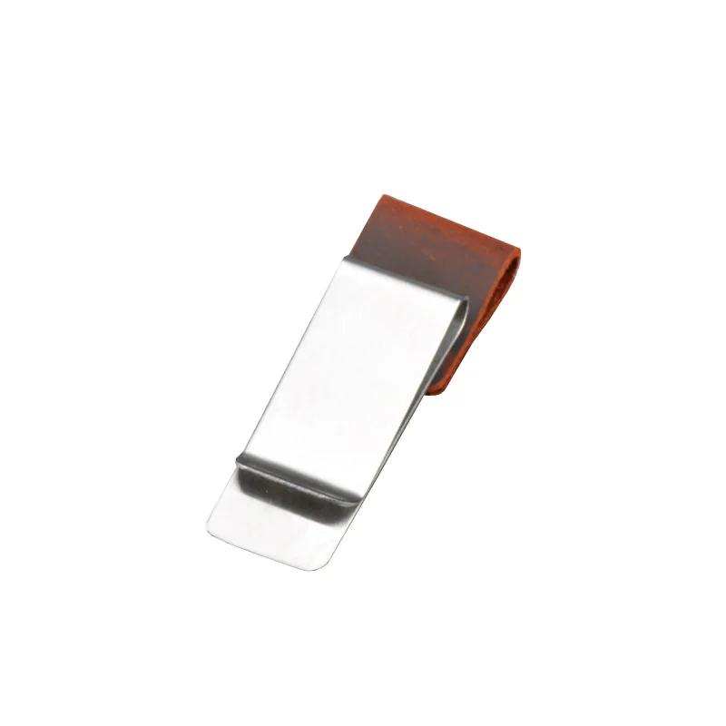 Металлический кожаный держатель для ручек, латунный зажим для карандашей из нержавеющей стали, винтажный держатель для ручек, блокнотов, держатель для ручек, зажим для листов