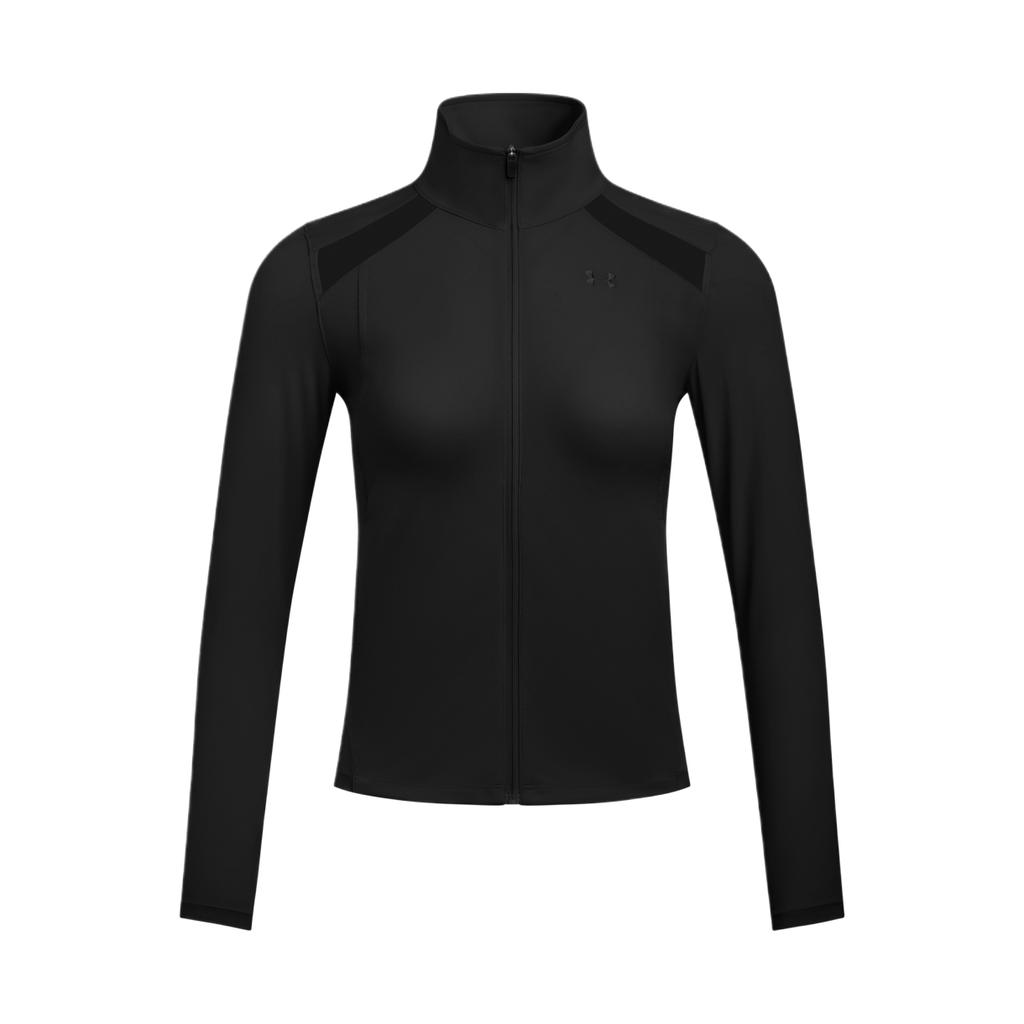 Under Armour Cool Mesh Comfortable Versatile Simple Fashion Solid Color Jacket Women Jacket Black 6007554-001