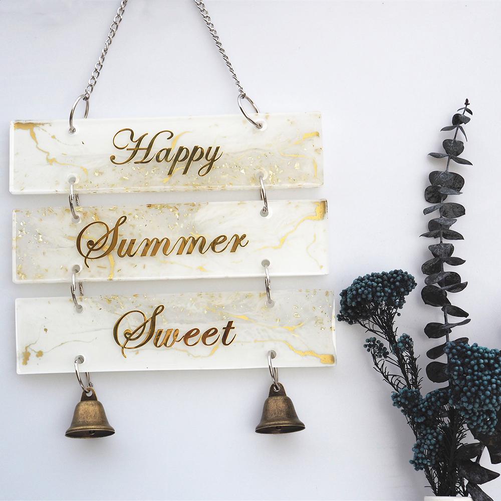 1 комплект из прозрачного силикона, самодельные указатели, приветственные карточки, эпоксидная смола, форма для дверного номерного знака R