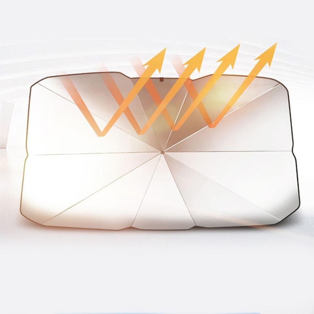 Автомобильный солнцезащитный козырек, лобовое стекло, солнцезащитный козырек, зонт, летняя защита от солнца, теплоизоляционная ткань для затенения передней части автомобиля