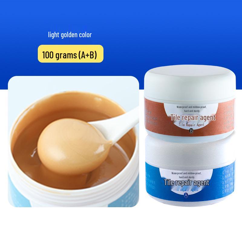 Паста для ремонта керамической плитки и затирки - Сильный клей для сколов на мраморе, унитазе и напольной плитке
