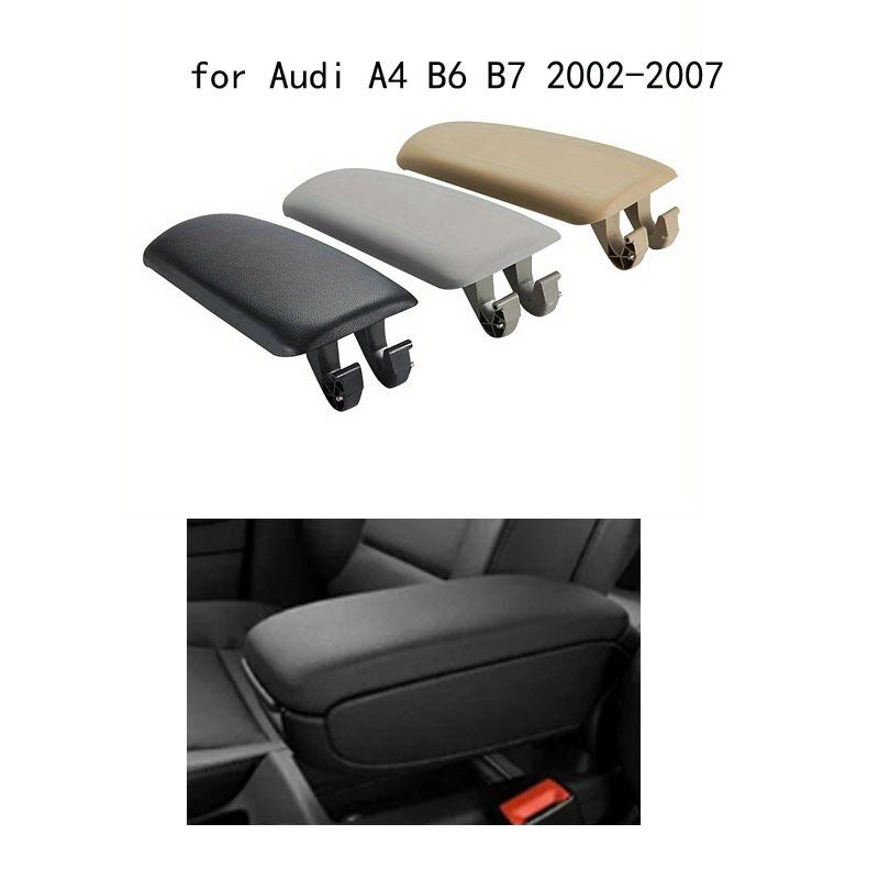 Кожаная крышка-защелка подлокотника автомобиля для A4 B6 B7 2002-2007 Крышка ящика для хранения в центральной консоли Автоаксессуары