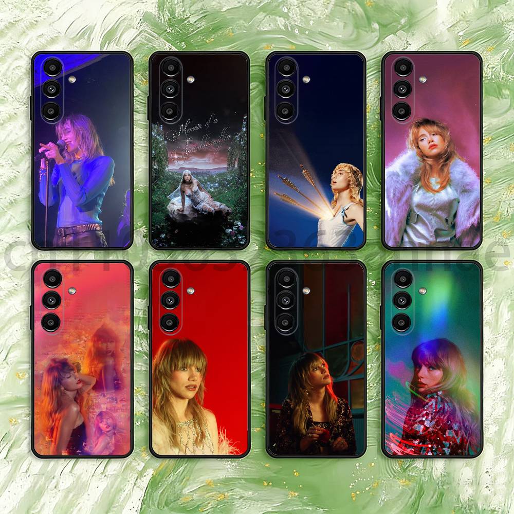 Back in love Alice Phone Case For Samsung S25,24,23,22,21,S20,Ultra,Plus,FE Black Soft Cover