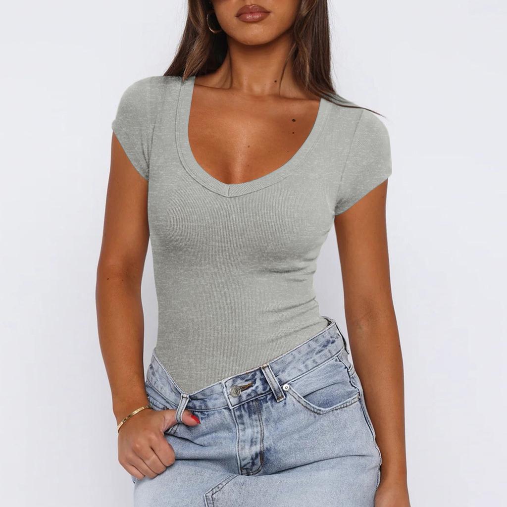 Женский вязаный пуловер, универсальный цвет, сексуальный, модный, с коротким рукавом