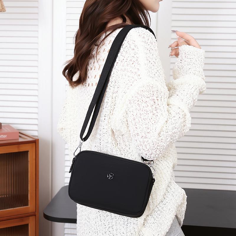 Женская сумка многокарманная нейлоновая сумка сумка для мамы однотонная сумка на плечо сумка кроссбоди