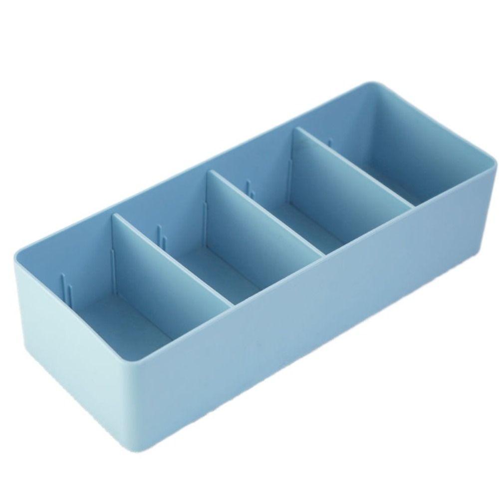 Multipurpose Cosmetic Storage Basket Plastic Divided Drawer Storage Box Desktop Storage Box
