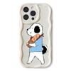 Силиконовый чехол Zhitai Cream Pattern Cartoon для iPhone 11/13 Pro/14/15 Pro