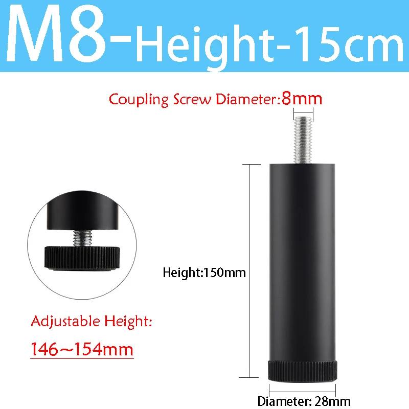 M6 M8 M10 Adjustable Furniture Leg Aluminum Alloy Table Legs For TV Cabinet/Wardrobe/Raised Refrigerator/Washing Machine Feet