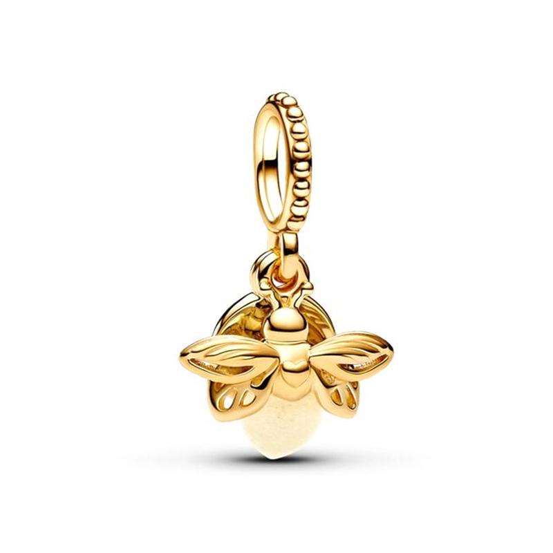 Шармы Оригинальное Розовое Золото Новинка Подвески Бусины Подходят для Браслетов Ожерелье Для Женщин Шарм Медь Роскошь Сделай Сам Ювелирные Изделия