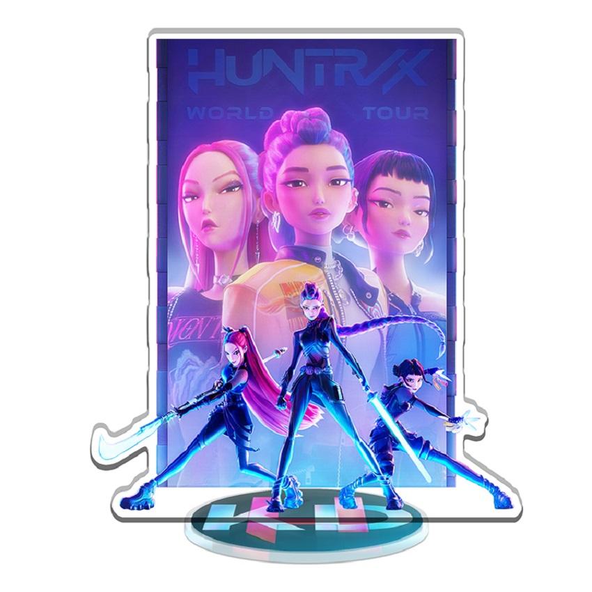 K-pop Охотники на демонов Стоячее украшение Акриловая подставка для рабочего стола Суперзвезда Декор Аниме Фигурки Ручная работа Креативные подарки для фаната