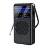 Mini Radio Lightweight Pocket Size Small Portable FM Compact 12.9cmx7cm for Kitchen Bedroom