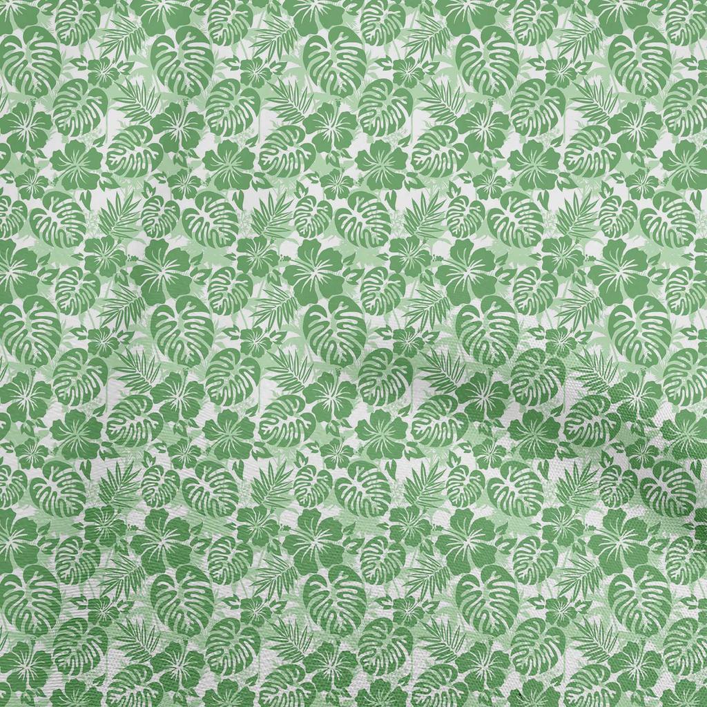 oneOone Cotton Flex Brown Fabric Tropical Sewing Material Print Fabric By The Yard 40 Inch