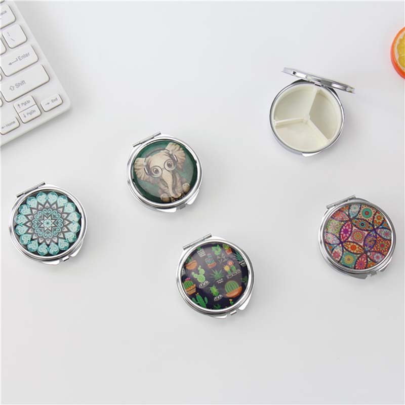 Дорожные необходимые разветвители для таблеток, складной контейнер для таблеток, коробка для таблеток