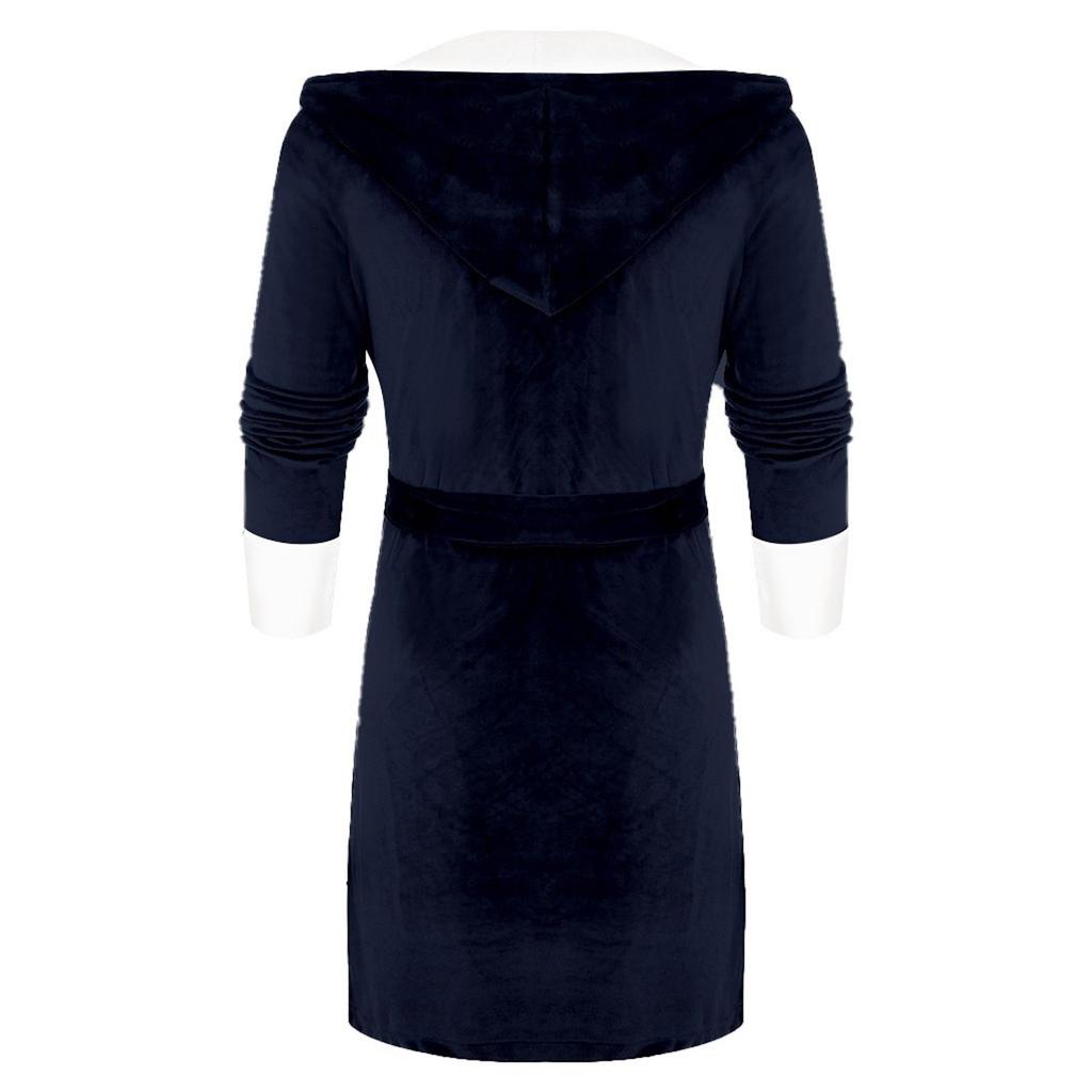 Женский зимний плюшевый удлиненный шаль, халат, домашняя одежда, халат с длинными рукавами, пальто