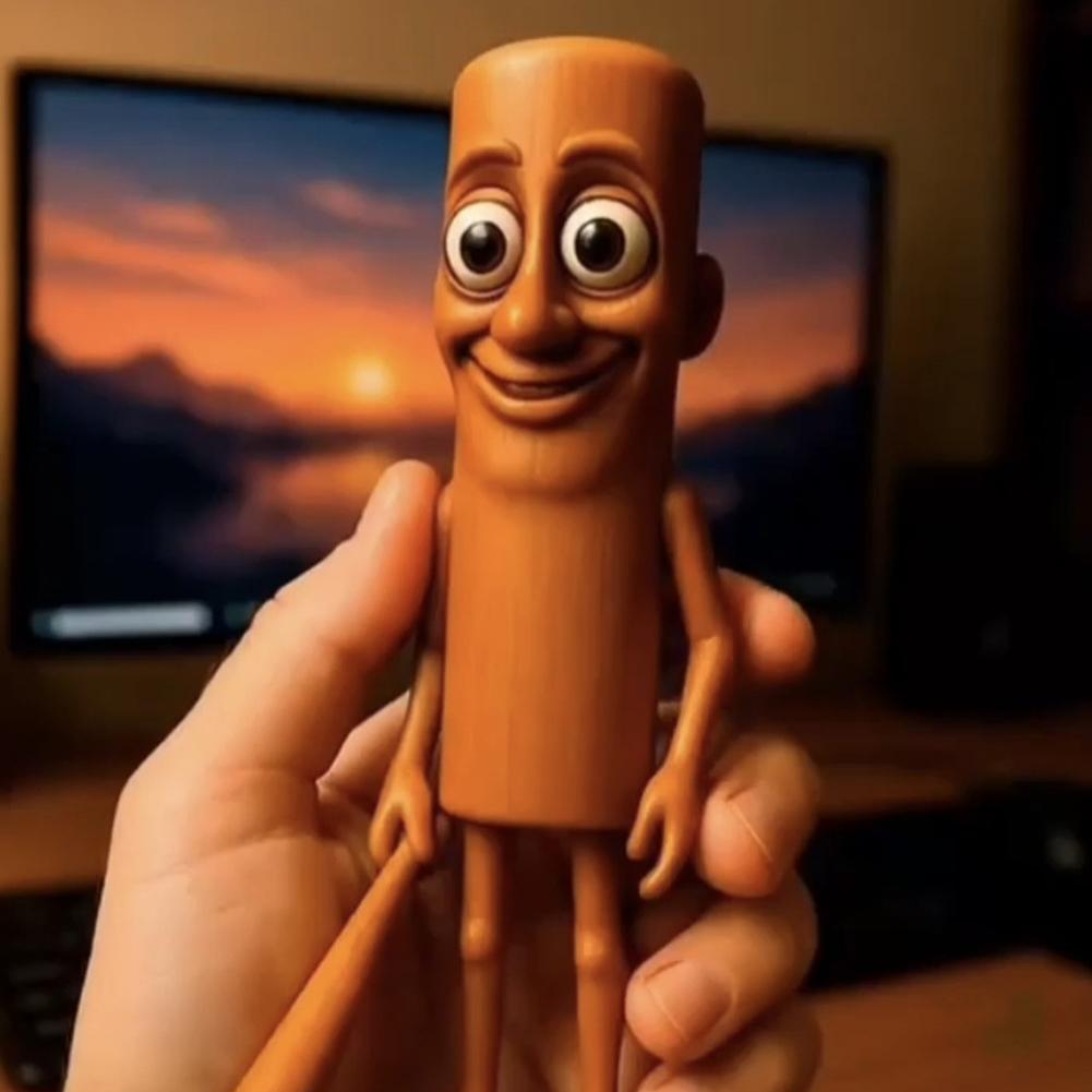 Brainrot Figure TungTungTung Sahur Tralalelo Tralala Shimpanzini Bananini Model Pvc Fun Toys Desktop Ornaments Room Decoration