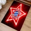 1pc FC Bayern München logo Print Area Rug - Soft,Washable Non-Slip Indoor Mat for Office Chairs,Living Room,Home Office Decorative Rug