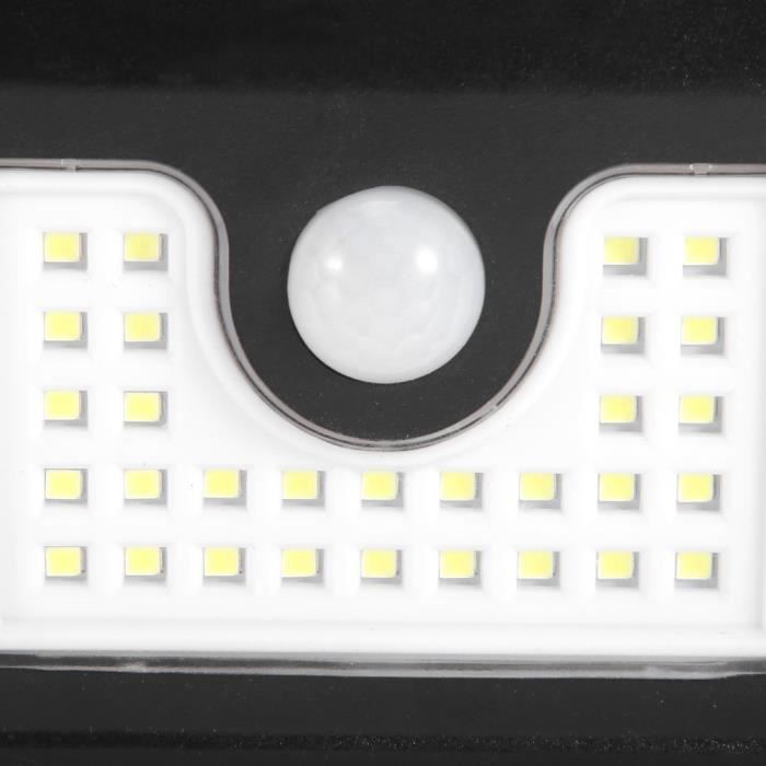 Paquet de 3 appliques murales à LED solaires, 30 LED de capteur de mouvement, lampe de jardin en plein air, couloir imperméable