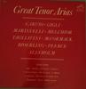 LP Record VARIOUS - Great Tenor Arias LM2631 RCA Red Seal 1962 US Classical Used