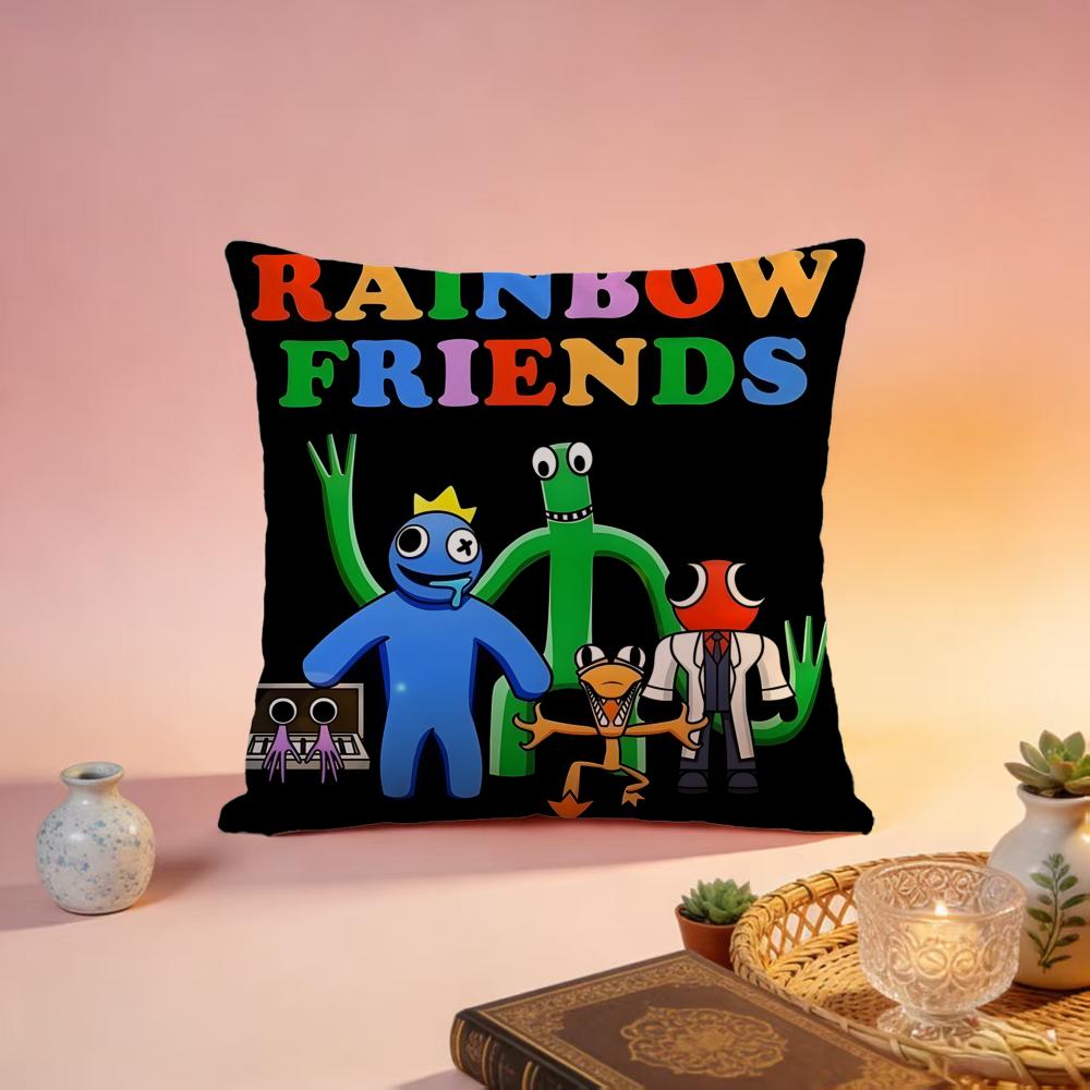 Популярная наволочка RRainbow Friendsed Премиум Гипоаллергенная Наволочка Многоцелевая для Дома Офиса Путешествий