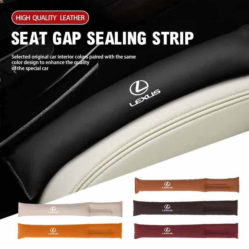 BJYL6 Interior Stickers Car Seat Gap Filler Strip Leather Side Seam Anti-Leak Plug Accessories For Lexus UX250h RX450h CT200h RX400h N