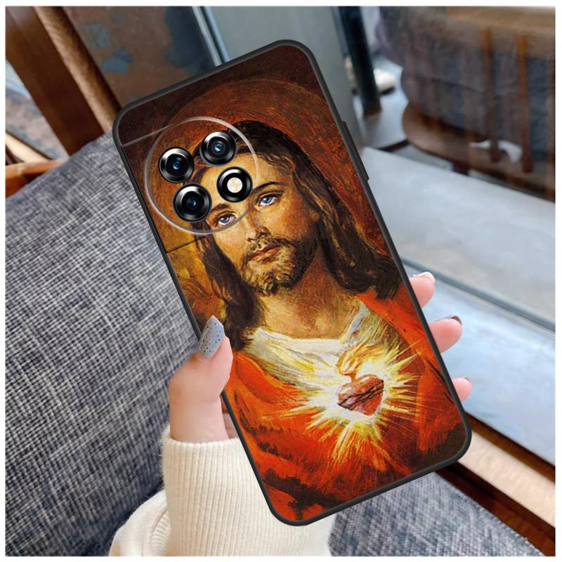 Чехол с изображением Бога Иисуса для OnePlus 13T 8T 10T 9 10 Pro 15 13 12 11 13R 12R Nord CE 5 2 3 4 Lite N20 N30 Чехол