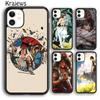 Чехол для телефона Krajews Studio Ghibli Princess Mononoke для iPhone 14 5 SE 6s 7 8 plus X XR XS 11 12 13 pro max Samsung S21 S22