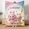 Labubu Blanket Soft & Cozy Perfect for Livingroom Office Couch Four Seasons Multipurpose Modern Best Holiday Gift for Friends Family