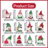 Рождественские украшения Деревянные Декоративные Подвесные 12 Штук Декоративный Рождественский Подвес Декор Санта-Клауса Для Внутреннего Дома