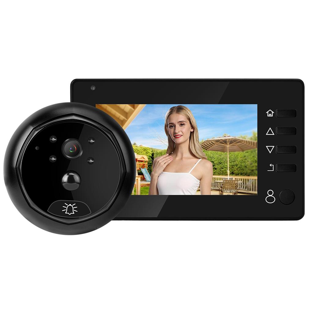 4.3 Inch Infrared Visual  Doorbell Motion Detector  Door Phone Security System