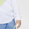 Nike Футболка с длинным рукавом Удобная Мягкая Посадка Легкая Детские топы Ярко-синий IH0963-466