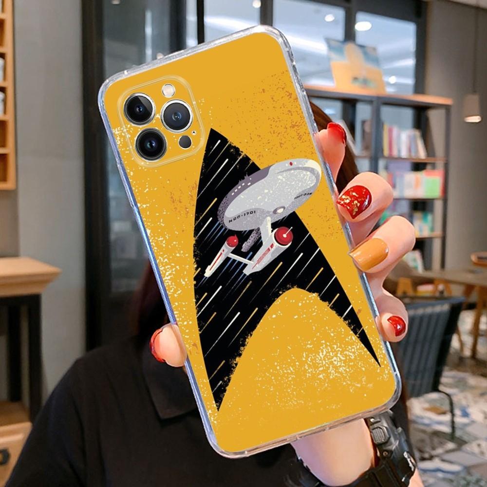 Чехол для телефона S-Stars T-Trek для iPhone 15 14 11 12 13 Mini Pro XS Max Чехол 6 7 8 Plus X XR SE 2020 Funda Shell