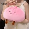 Plush Dumpling Pillow Cute Throw Pillow, Soft Stuffed Food Toy for Kids Adults, Playful Gift Decorative Cartoon Bun Cushion Bedroom Sofa Living