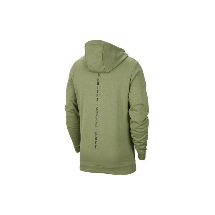 Nike Пуловер с абстрактным узором Therma, мужская толстовка с капюшоном, оливково-зеленый CK4585-324