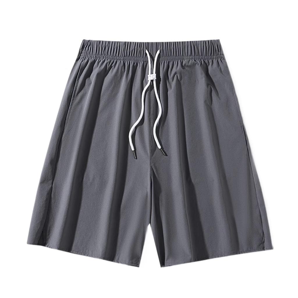 Мужские летние быстросохнущие короткие модные спортивные шорты со шнурком пляжные брюки повседневные брюки для активного отдыха