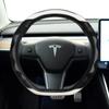 DERMAY for Tesla Model 3 2017 2018 Car Steering Wheel Cover Micro Fiber Leather + Silica Gel Auto Interior