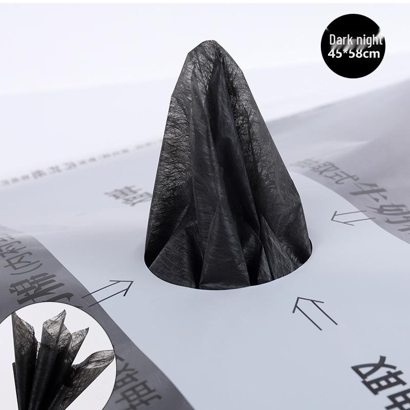 Водонепроницаемая съемная хлопковая бумага для упаковки цветочных букетов.