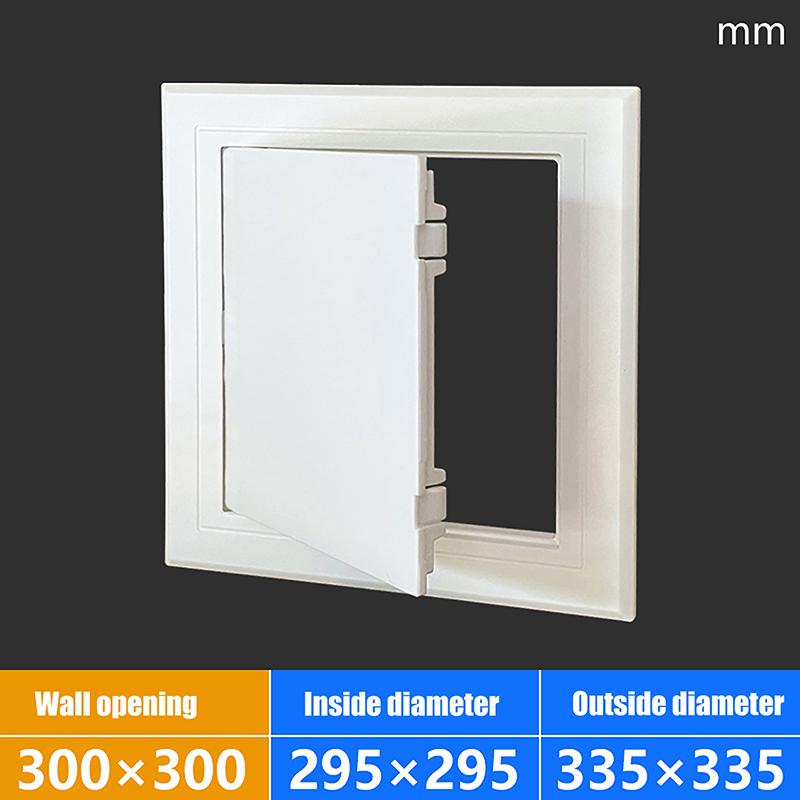 1Pc Access Panel Inspection Hole Pvc Access Doors Wall Ceiling White Hatch Cover Universal Plastic Push-Type Inspection Port