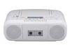 Toshiba CD Radio Cassette Recorder (White) TY-CDS8(W)