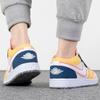 Air Jordan 1 Low SE GS Multi-Color Canvas Kids Sneakers White French-Blue Topaz-Gold DV1323-100
