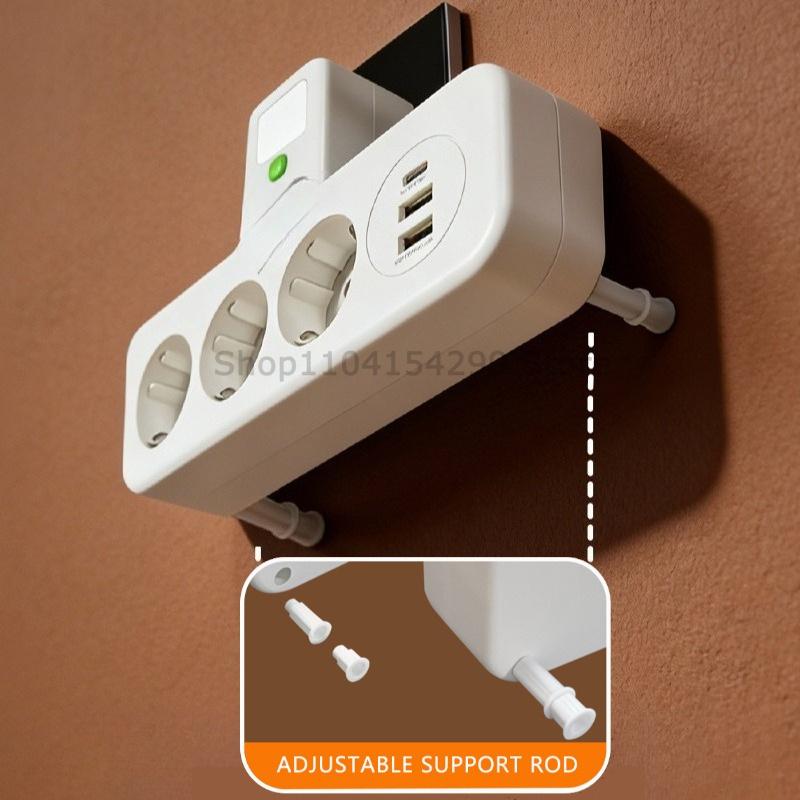 Multi-socket Power Strips Strip 3 Plugs USB Socket Electric Outlet Fast Charger Desktop Charging USB Electrical Adapter Socket