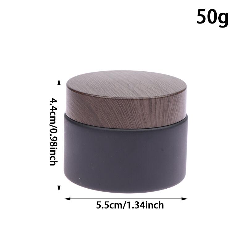 Пустые банки из матового стекла, банка для крема, косметический контейнер с крышкой, стеклянная бутылка 5-100 г, контейнер для макияжа, дорожные косметические банки