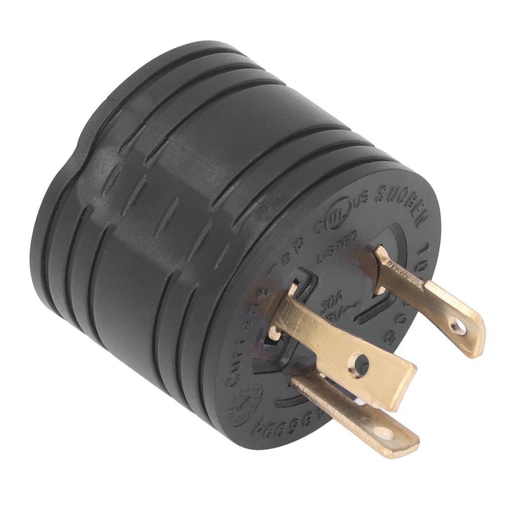 TT to RV Plug Промышленный генератор Адаптер-преобразователь Вилка Латунные Контакты Стандарт США 125 В 30 А