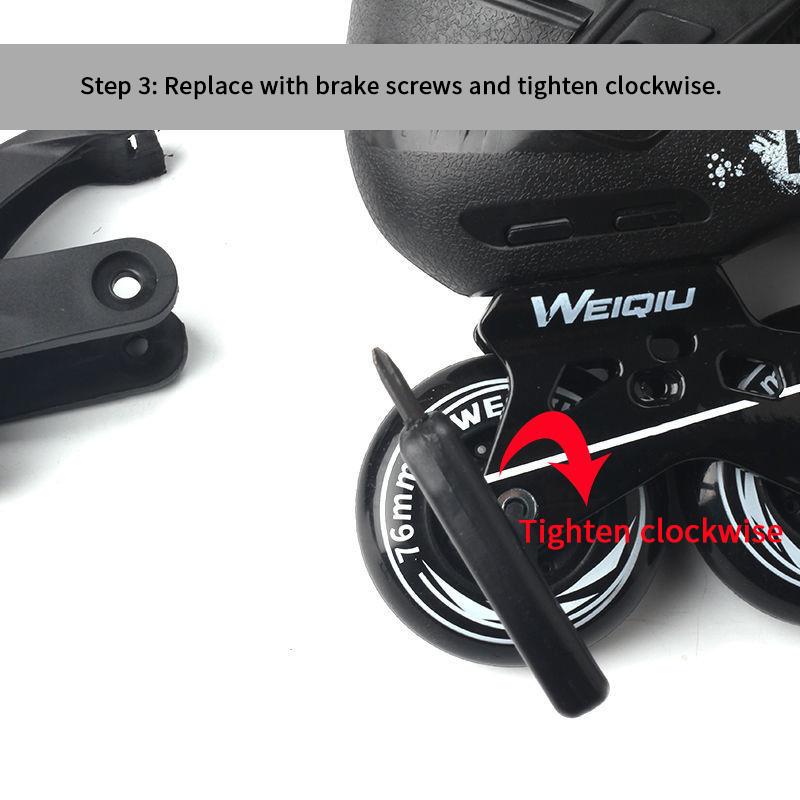 Universal Roller Skate Brake Stopper Replacement Kids Inline Skate Brake Block Safety Pad