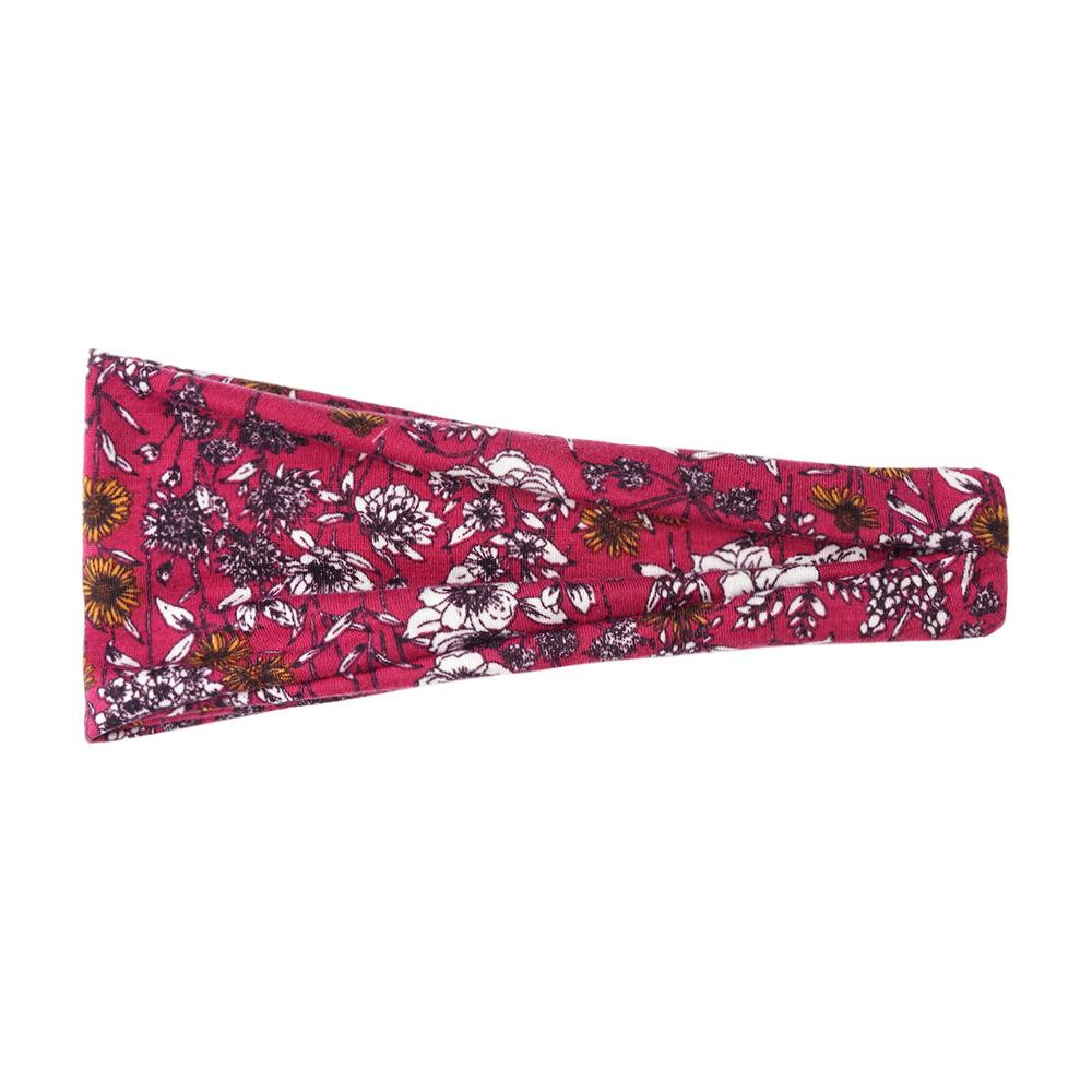 Женская спортивная повязка на голову, повязка на голову для йоги, впитывающий пот пояс, антиперспирант, широкий край, напечатанный платок, аксессуары для волос