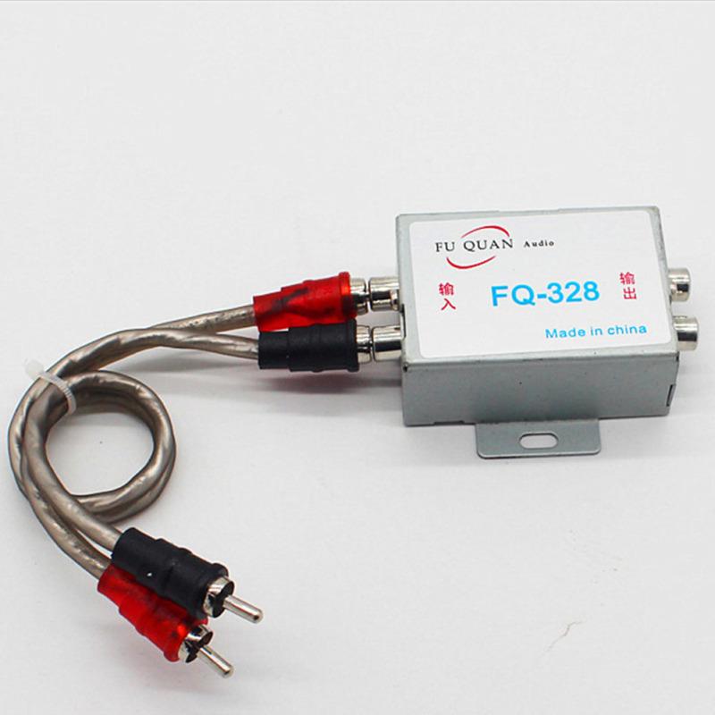 Автомобильный аудиофильтр 12 В, шумоподавитель, сабвуфер, фильтр для устранения помех, шумоподавитель